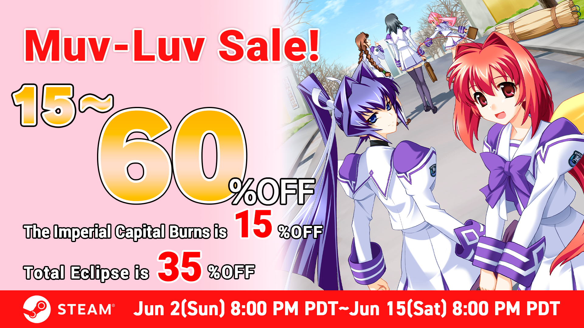The Muv-Luv Series is up to 60% Off!