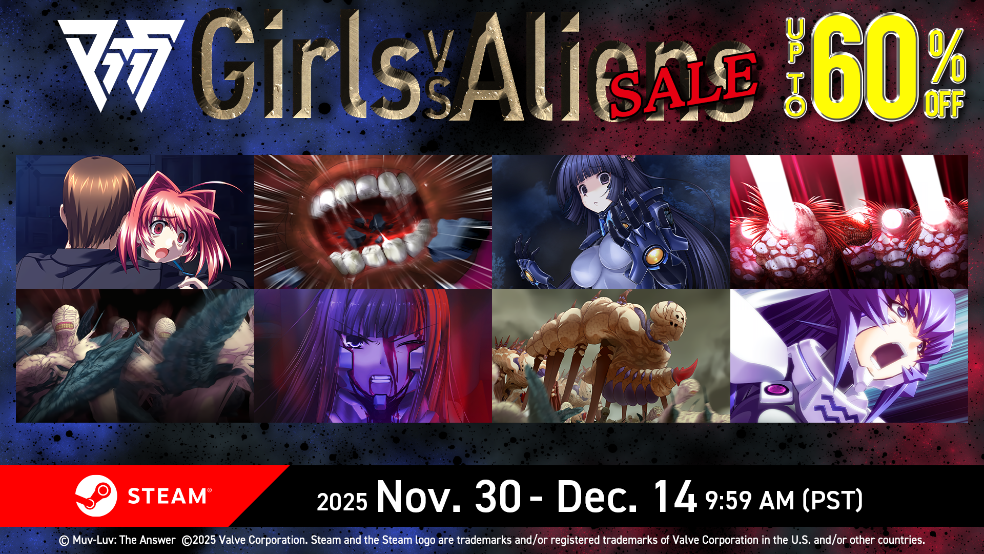The Muv-Luv series is now on sale on Steam for up to 60% off!